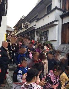 日本游客火爆,旅游胜地人潮涌动